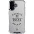 NHL Anaheim Ducks Black Text iPhone 16 Clear Case